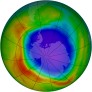 Antarctic Ozone 2009-10-08